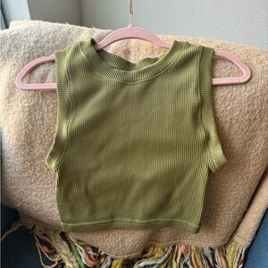 By Together | Olive Green crop top